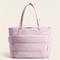 VELÁ Puffer Tote in Light Pink