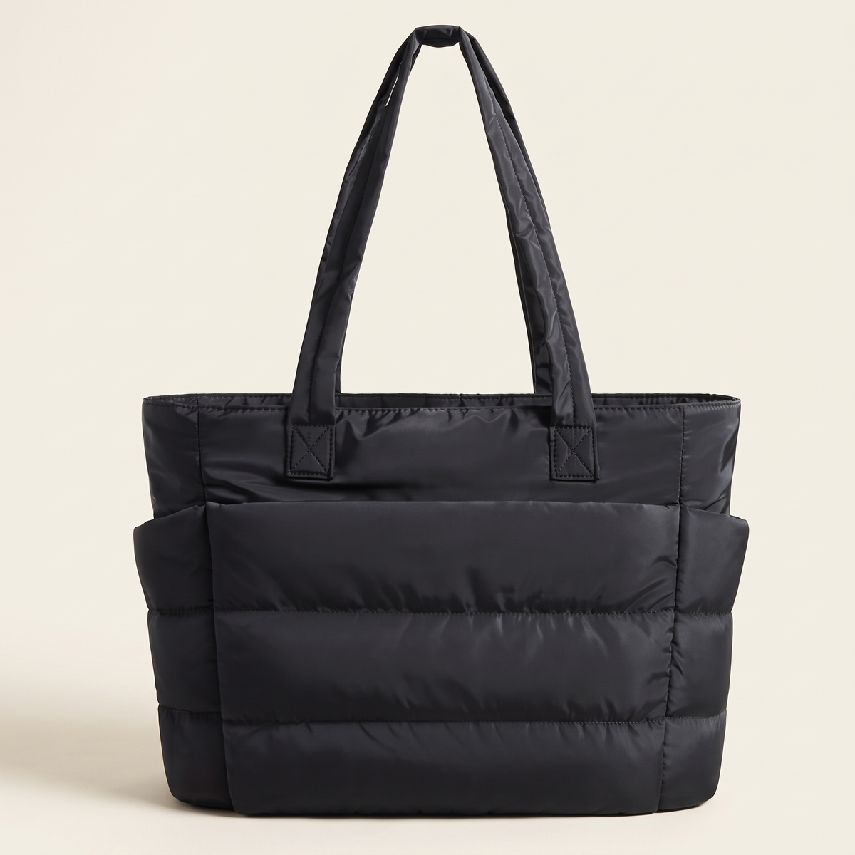 VELÁ Puffer Tote in Black