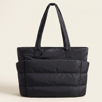 VELÁ Puffer Tote in Black